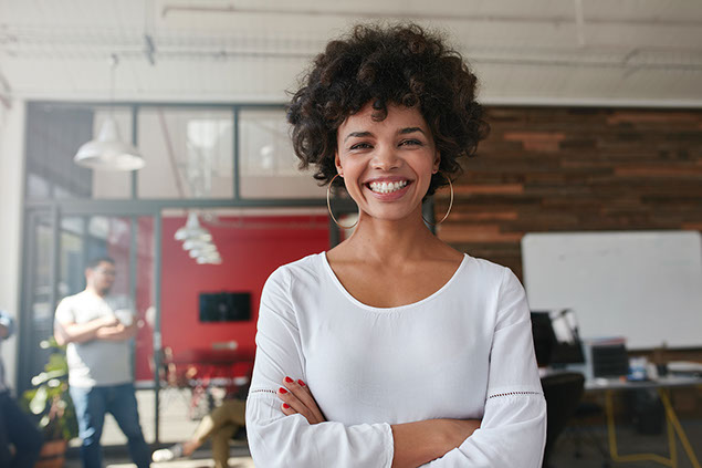 Image of smiling women.