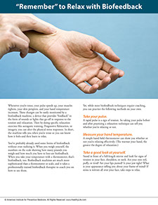 Page from A Year of Health Hints book by the American Institute for Preventive Medicine. www.HealthyLife.com. All rights reserved.