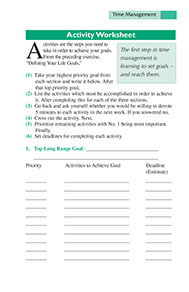 Page from the Systematic Stress Management book by the American Institute for Preventive Medicine. www.HealthyLife.com. All rights reserved.