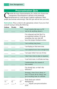 Page from the Systematic Stress Management book by the American Institute for Preventive Medicine. www.HealthyLife.com. All rights reserved.