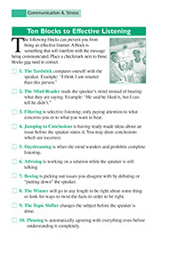 Page from the Systematic Stress Management book by the American Institute for Preventive Medicine. www.HealthyLife.com. All rights reserved.