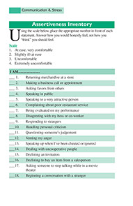 Page from the Systematic Stress Management book by the American Institute for Preventive Medicine. www.HealthyLife.com. All rights reserved.