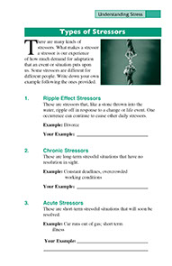 Page from the Systematic Stress Management book by the American Institute for Preventive Medicine. www.HealthyLife.com. All rights reserved.