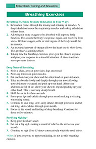 Page from the Systematic Stress Management book by the American Institute for Preventive Medicine. www.HealthyLife.com. All rights reserved.