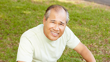 Image of mature man with thinning hair.