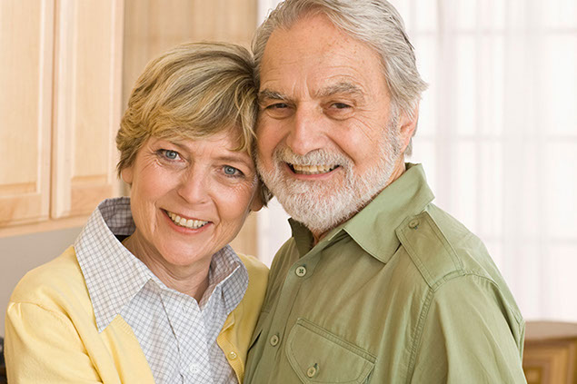 Image of happy couple.