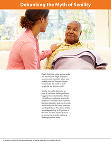 A Year of Health Hints book by the American Institute for Preventive Medicine. www.HealthyLife.com. All rights reserved.