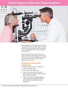 A Year of Health Hints book by the American Institute for Preventive Medicine. www.HealthyLife.com. All rights reserved.