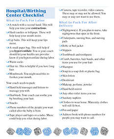 Prenatal Self-Care book by the American Institute for Preventive Medicine. www.HealthyLife.com. All rights reserved.