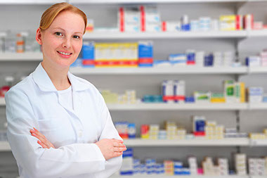 Image of female pharmacist.