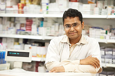 Image of male pharmacist.
