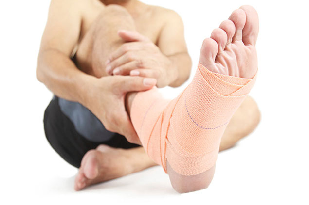Image of bandage foot.