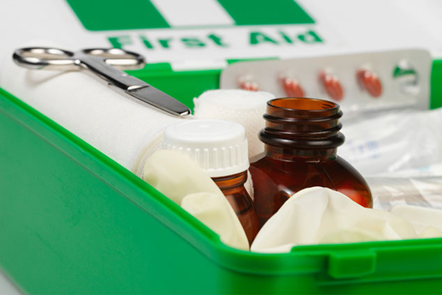Image of first aid kit.
