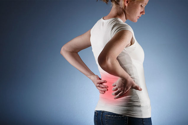 Image of person with back pain.