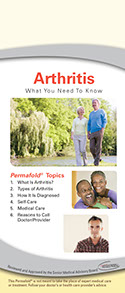 Arthritis brochure by the American Institute for Preventive Medicine. www.HealthyLife.com. All rights reserved.