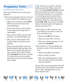Prenatal Self-Care book by the American Institute for Preventive Medicine. www.HealthyLife.com. All rights reserved.