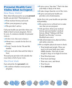 Prenatal Self-Care book by the American Institute for Preventive Medicine. www.HealthyLife.com. All rights reserved.