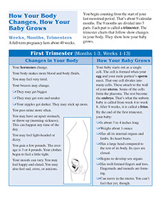 Prenatal Self-Care book by the American Institute for Preventive Medicine. www.HealthyLife.com. All rights reserved.