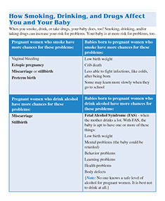 Prenatal Self-Care book by the American Institute for Preventive Medicine. www.HealthyLife.com. All rights reserved.