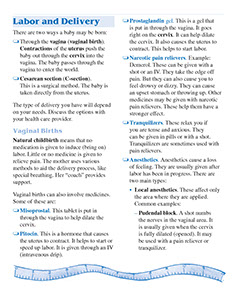 Prenatal Self-Care book by the American Institute for Preventive Medicine. www.HealthyLife.com. All rights reserved.