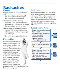 Prenatal Self-Care book by the American Institute for Preventive Medicine. www.HealthyLife.com. All rights reserved.