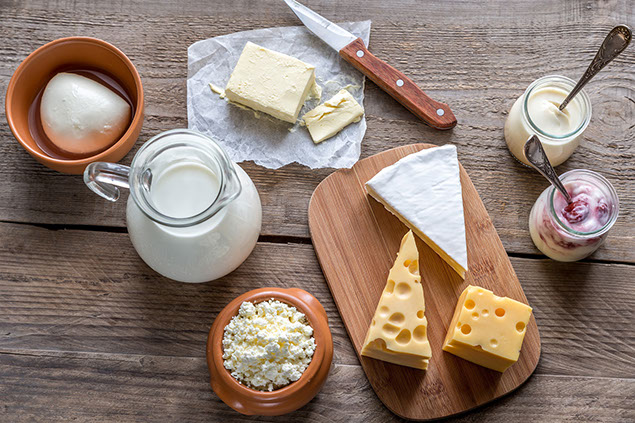 Dairy products.