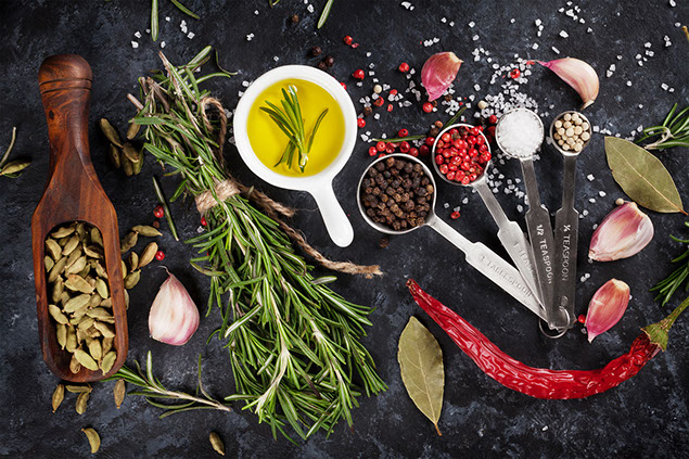 Herbs and spices.
