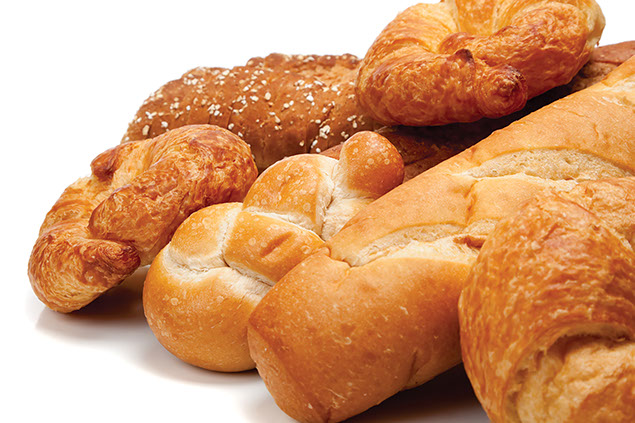 Image of different type of breads.