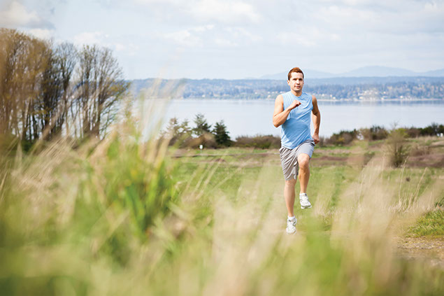 Image of man running.