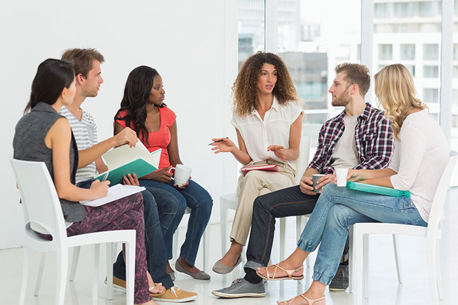 Image of a counseling group.