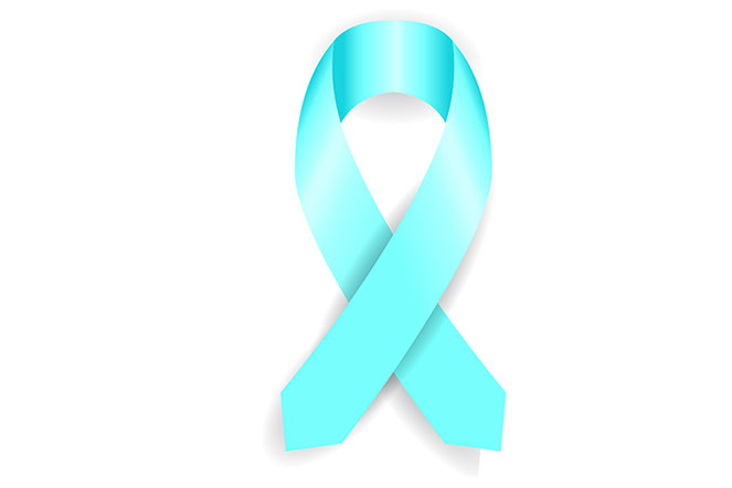 Image of prostate cancer ribbon.