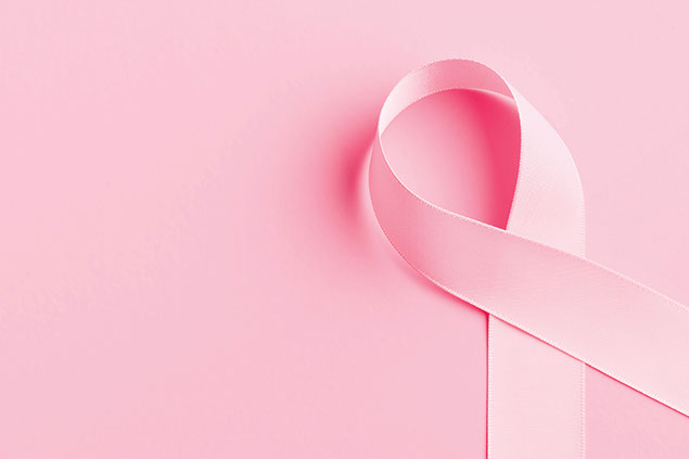 Image of pink ribbon.