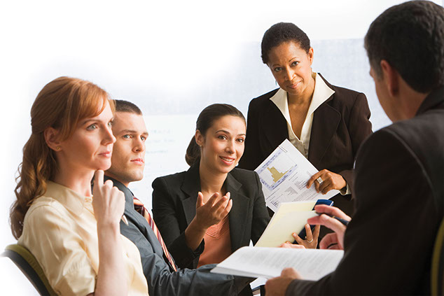 Image of a group of co-workers.
