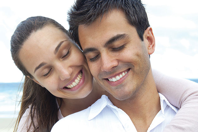 Image of happy, young cople.