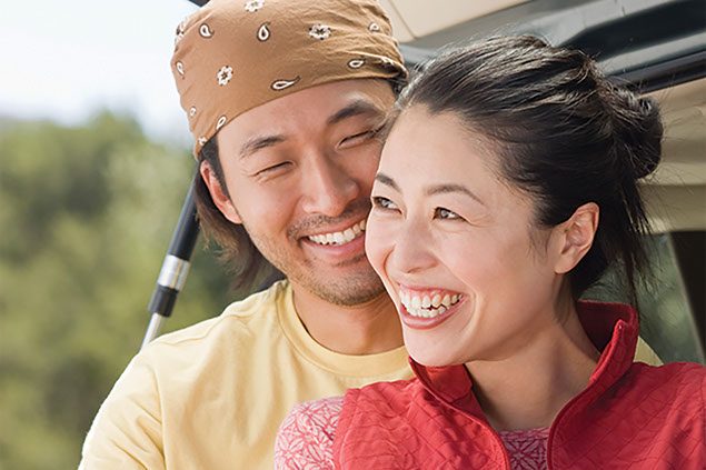 Image of happy couple.