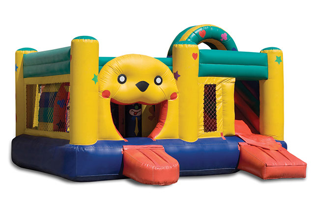 Image of a bounce house.