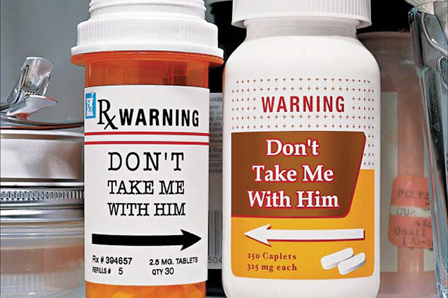 Image of medicine bottles.