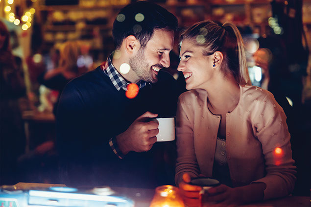 Couple on a date.