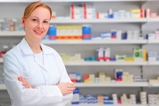 Image of female pharmacist.