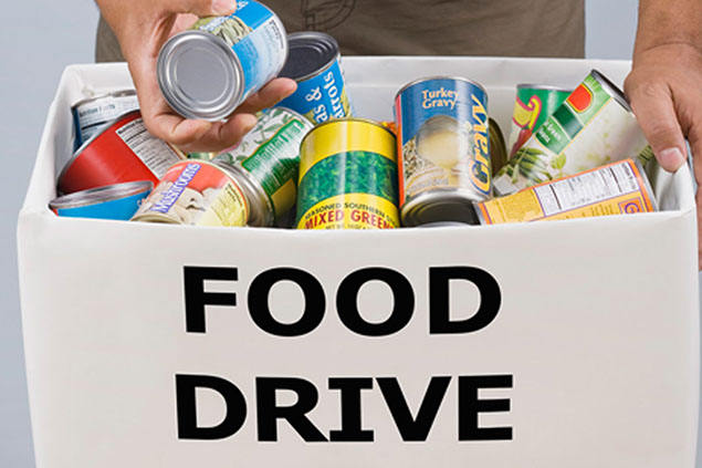 Image of food drive box.