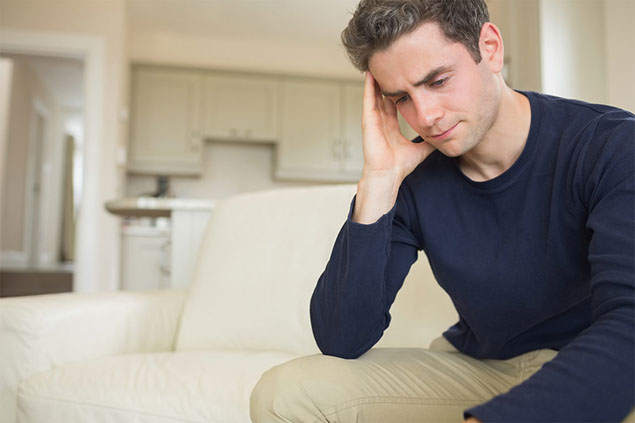 Image of man with anxiety.