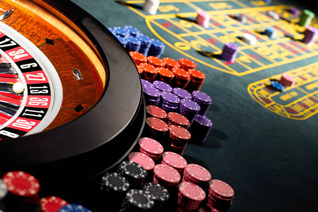 Image of gambling table.