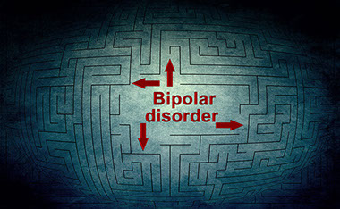 Image containging the words "Bipolar Disorder" surrounded by a maze.