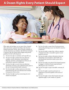 Page from A Year of Health Hints book by the American Institute for Preventive Medicine. www.HealthyLife.com. All rights reserved.