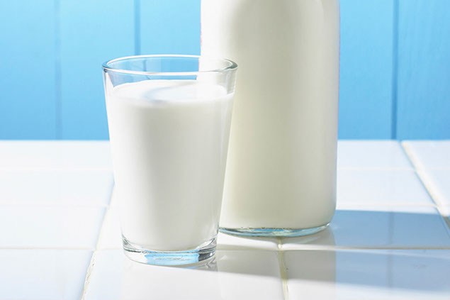 Image of a glass of milk.