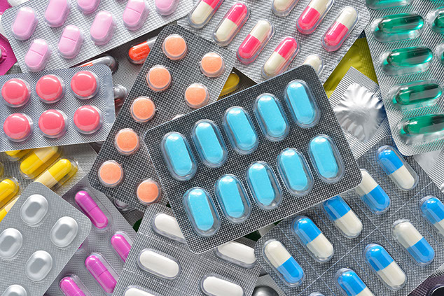 Image of various medications.