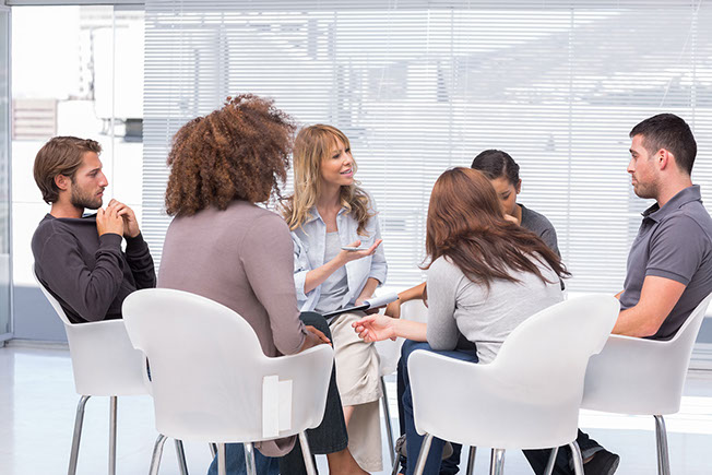 Image of counseling group.