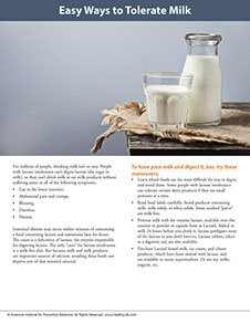 Page from A Year of Health Hints book by the American Institute for Preventive Medicine. www.HealthyLife.com. All rights reserved.