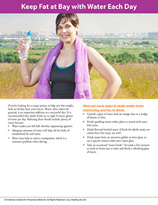 Page from A Year of Health Hints book by the American Institute for Preventive Medicine. www.HealthyLife.com. All rights reserved.