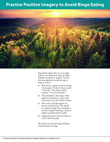 Page from A Year of Health Hints book by the American Institute for Preventive Medicine. www.HealthyLife.com. All rights reserved.